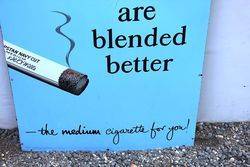 Capstan Cigarettes Pictorial Enamel Advertising Sign