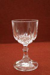 Antique Cut Cup Bowl Wine Glass. #