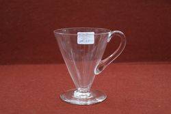 Victorian Glass Funnel Shape Custard Cup. #