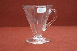 Victorian Glass Funnel Shape Custard Cup. #