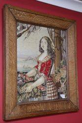 Framed 19th Century PetitPoint Embroidery 