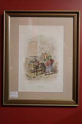 Victorian Framed Print "Don't Touch"