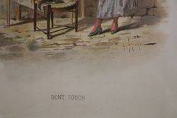 Victorian Framed Print Donand39t Touch