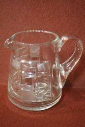 Quality Victorian Cut Glass Jug  