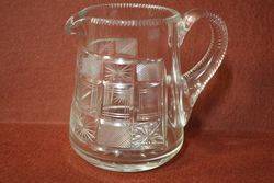 Quality Victorian Cut Glass Jug  