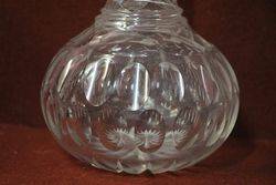 Victorian Cut Glass Water Jug