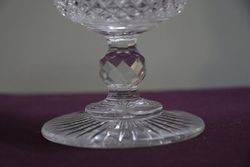 Stunning Early 19th Century Thistle Cut Fake Bottom Bowl 