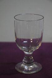 Antique Ogee Bowl on a Short Stem Drinking Glass #