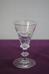 Early Funnel Shape Cut Glass Bowl Drinking Glass #