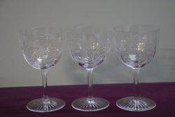 Set Of 3 Glass 