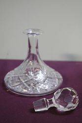 Cut Glass Decanter 