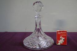 Cut Glass Decanter 