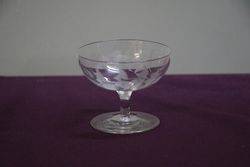 Set Of 4 Glass 