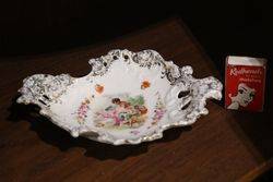 19th Century German Leaf Shape Bowl  