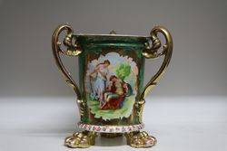 Austrian Vienna , Keramos Wiener 3 Handle Cup , C1920-30 #