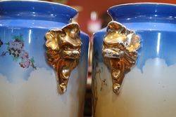 Pair Of English China Vases C1910  