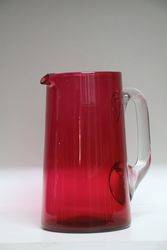 Victorian Ruby Glass Jug  