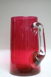 Victorian Ruby Glass Jug  