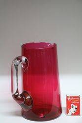 Victorian Ruby Glass Jug  