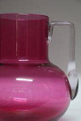 Victorian Ruby Glass Jug  