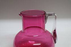 Victorian Ruby Glass Jug  