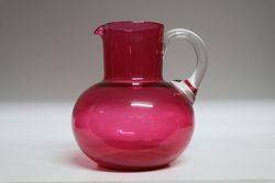 Victorian Ruby Glass Jug 