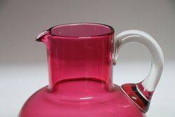 Victorian Ruby Glass Jug 