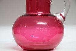 Victorian Ruby Glass Jug 