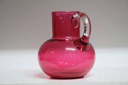 Victorian Ruby Glass Jug 