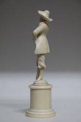 Late 19th Century French Carved Ivory Figure Of a Young man 