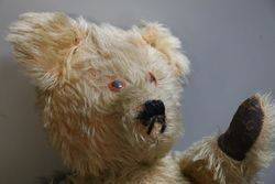 Early 20th Century Plush Bear With Jointed Body  