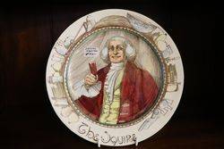  Series Ware Royal Doulton Collectors Plate. The Squire  #