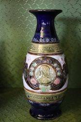 Doulton Edward VII Coronation Commemorative Vase #