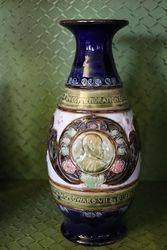 Doulton Edward VII Coronation Commemorative Vase 