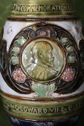 Doulton Edward VII Coronation Commemorative Vase 