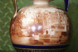 Doulton Vase of Warwick Castle Signed R Jones