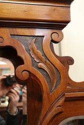 Edwardian Walnut Mirror Back Sideboard