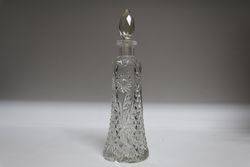 Cut Glass Scent Bottle 