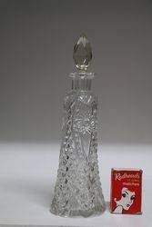 Cut Glass Scent Bottle 