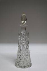 Cut Glass Scent Bottle 