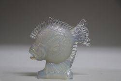 French Opalescent Glass Fish Signed "Ferjac" C1930 #