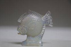 French Opalescent Glass Fish Signed Ferjac C1930 