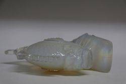 French Opalescent Glass Fish Signed Ferjac C1930 