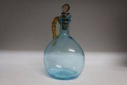 VIctorian Brandy Flask With Original Cork Stopper  