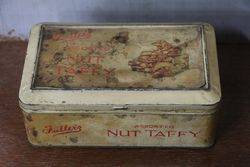 Vintage Fuller's Assorted Nut Taffy Toffee Tin 