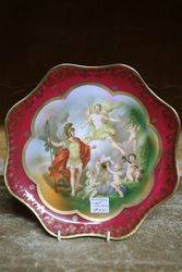 19th Century Austrian Porcelain Cabinet Plate  #