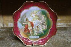19th Century Austrian Porcelain Cabinet Plate  #