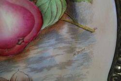 Aynsley Plate Signed NBrunt 