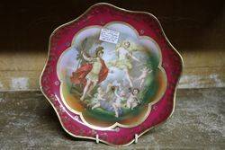 Late 19th Century Austrian Porcelain Cabinet Plate #