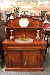 Antique Mahogany 2 Door Chiffonier 